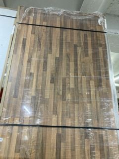 WALNUT EFFECT WORKTOP 3000 X 1200 X 40 RRP - £500.00 (COLLECTION ONLY)