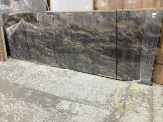 DARK MARBLE EFFECT WORKTOP 3550 X 1200 X 40 (COLLECTION ONLY)