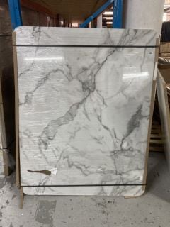 CALACATTA CLOUD GLOSS WORKTOP 1530 X 1200 X 24 (COLLECTION ONLY)