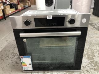 BEKO BUILT-IN SINGLE OVEN MODEL: BBIE22300XFP - RRP.£249 (EX-DISPLAY)