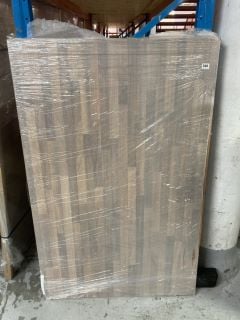 WALNUT EFFECT WORKTOP 1500 X 900 X 40 (COLLECTION ONLY)