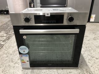 BEKO BUILT-IN SINGLE OVEN MODEL: BBIE22300XFP - RRP.£249 (EX-DISPLAY)