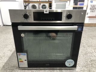 BEKO BUILT-IN SINGLE OVEN MODEL: BBIE22300XFP - RRP.£249 (EX-DISPLAY)