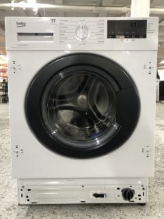 BEKO INTEGRATED 8KG WASHING MACHINE MODEL: WTIK84121 - RRP.£249 (EX-DISPLAY)