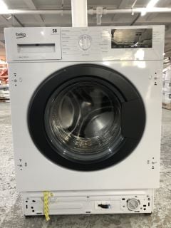 BEKO INTEGRATED 8KG WASHING MACHINE MODEL: WTIK84121 - RRP.£249 (EX-DISPLAY)