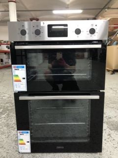 ZANUSSI BUILT-IN DOUBLE OVEN MODEL: ZKHNL3X1 - RRP.£509 (EX-DISPLAY)