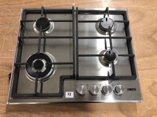 ZANUSSI 60CM STAINLESS STEEL GAS HOB MODEL: ZGH66424XX - RRP.£199 (EX-DISPLAY)