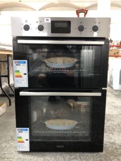 ZANUSSI BUILT-IN DOUBLE OVEN MODEL: ZKHNL3X1 - RRP.£509 (EX-DISPLAY)