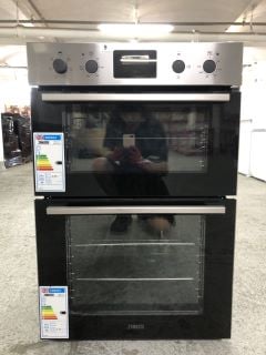 ZANUSSI BUILT-IN DOUBLE OVEN MODEL: ZKHNL3X1 - RRP.£509 (EX-DISPLAY)