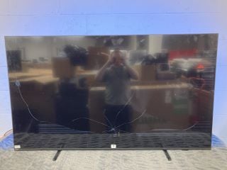 PHILIPS 65" TV MODEL 65PUS8079 RRP £549.00 (WITH POWER LEAD, NO REMOTE, WITH STAND, NO BOX, SMASHED SCREEN)