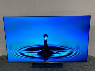 LG 55" TV MODEL OLED55C34LA RRP £1,199.00 (WITH POWER LEAD, NO REMOTE, WITH STAND, NO BOX, SCREEN BURN)