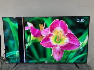 SAMSUNG 65" TV MODEL: QE65Q60CAU (SMASHED SCREEN, CASE DAMAGE, WITH REMOTE, WITH SMART REMOTE, WITH STAND, NO BOX) RRP: £759