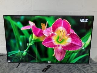 SAMSUNG 55" TV MODEL: QE55Q60CAU (LINE ON SCREEN, WITH REMOTE, WITH SMART REMOTE, WITH STAND, NO BOX) RRP: £599