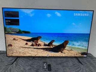 SAMSUNG 55" TV MODEL: UE55CU7100K (DISPLAY FAULT, WITH REMOTE, WITH SMART REMOTE, WITH STAND, WITH BOX) RRP: £425