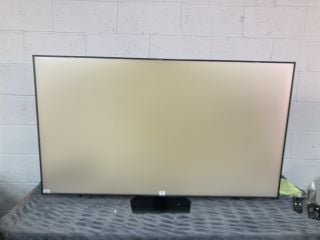 SAMSUNG 65" TV MODEL QE65QN90CAT RRP £1,400.00 (WITH POWER LEAD, NO REMOTE, WITH STAND, NO BOX, SMASHED SCREEN)