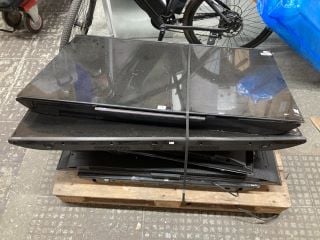 7 X TVS TO INC 43" JVC (SMASHED, SALVAGE, SPARES)