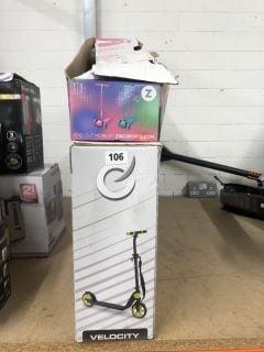 2 X CHILDRENS SCOOTERS INC VELOCITY