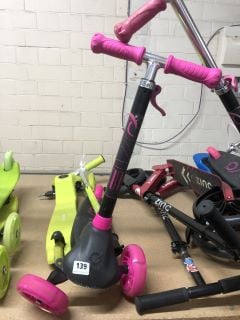 QTY OF CHILDRENS SCOOTERS