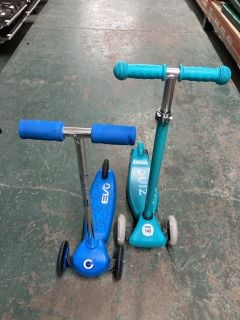 QTY OF CHILDRENS SCOOTERS