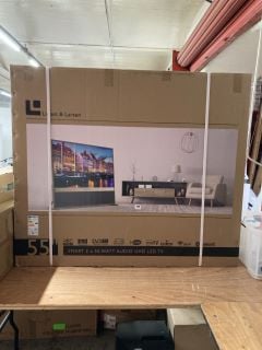 LINNET & LARSEN 55" TV MODEL: LL5501UHDS (SEALED)