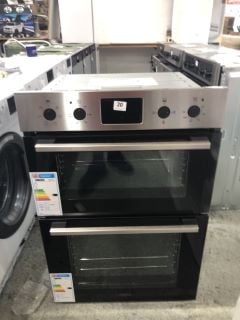 ZANUSSI DOUBLE ELECTRIC OVEN MODEL ZKHNL3X1 RRP £509 (EX-DISPLAY)