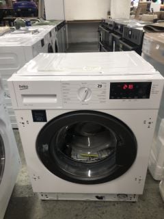 BEKO INTEGRATED 8KG WASHING MACHINE MODEL WTIK84121 RRP £329 (EX-DISPLAY)