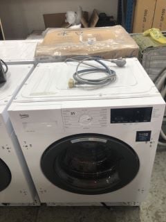 BEKO INTEGRATED 8KG WASHING MACHINE MODEL WTIK84121 RRP £329 (EX-DISPLAY)