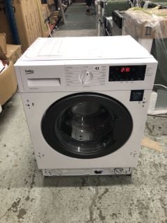 BEKO INTEGRATED 8KG WASHING MACHINE MODEL WTIK84121 RRP £329 (EX-DISPLAY)