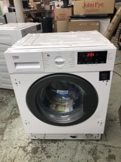 BEKO INTEGRATED 8KG WASHING MACHINE MODEL WTIK84121 RRP £329 (EX-DISPLAY)