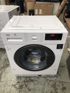 BEKO INTEGRATED 8KG WASHING MACHINE MODEL WTIK84121 RRP £329 (EX-DISPLAY)