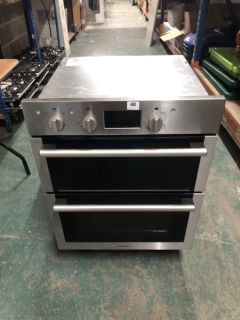 HOTPOINT DOUBLE ELECTRIC OVEN (MODEL UNKNOWN)