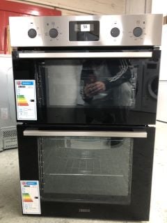 ZANUSSI DOUBLE ELECTRIC OVEN MODEL ZKHNL3X1 RRP £509 (EX-DISPLAY)