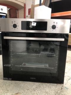 ZANUSSI SINGLE ELECTRIC OVEN MODEL ZOHCX3X2 RRP £359 (EX-DISPLAY)