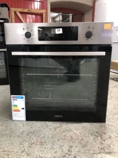 ZANUSSI SINGLE ELECTRIC OVEN MODEL ZOHCX3X2 RRP £359 (EX-DISPLAY)