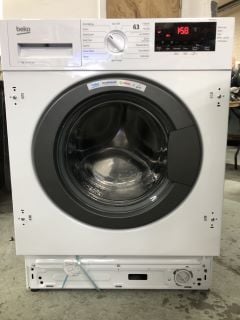 BEKO INTEGRATED 8KG WASHING MACHINE MODEL WTIK84121 RRP £329 (EX-DISPLAY)