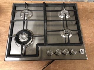 ZANUSSI FOUR RING GAS HOB MODEL ZGM66424XX RRP £249 (EX-DISPLAY)