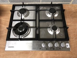 ZANUSSI FOUR RING GAS HOB MODEL ZGM66424XX RRP £249 (EX-DISPLAY)