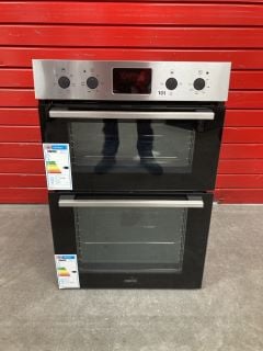 ZANUSSI INTEGRATED DOUBLE OVEN MODEL: ZKHNL3X1 RRP: £509 (EX DISPLAY)