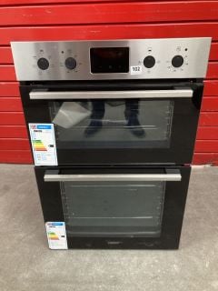 ZANUSSI INTEGRATED DOUBLE OVEN MODEL: ZKHNL3X1 RRP: £509 (EX DISPLAY)