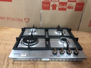 GRUNDIG 4 BURNER GAS HOB MODEL: GIGA6234250X RRP: £199 (EX DISPLAY)