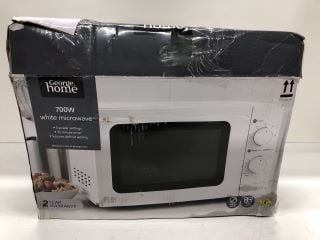 3 X ITEMS INC 700W WHITE MICROWAVE