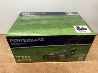 POWERBASE 40CM 40V CORDLESS LAWN MOWER (SEALED)