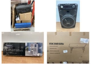 PALLET OF ITEMS INC LARGE SPEAKER