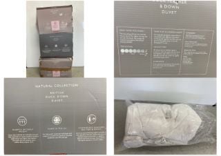 3 X JOHN LEWIS DUVETS INC JOHN LEWIS DUCK DOWN DUVET - KINGSIZE 225 X 220CM TOG 4.5