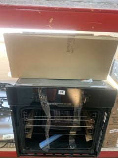 2 X APPLIANCES INC RUSSELL HOBBS INTEGRATED SINGLE OVEN (SMASHED DOOR)