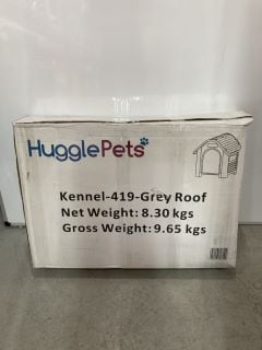 HUGGLE PETS KENNEL WITH GREY ROOF