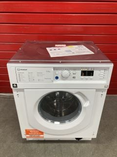 INDESIT INTEGRATED 7/5KG WASHER DRYER MODEL: BIWDIL75125UKN RRP: £381(EX DISPLAY)