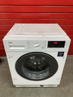 BEKO INTEGRATED 7KG WASHING MACHINE MODEL: WTIK76121 RRP: £369 (EX DISPLAY)