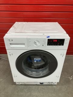 BEKO INTEGRATED 8KG WASHING MACHINE MODEL: WTIK84121 RRP: £346 (EX DISPLAY)