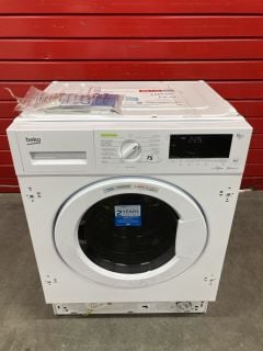 BEKO INTEGRATED 8/5KG WASHER DRYER MODEL: WDIK854451 RRP: £439 (EX DISPLAY)